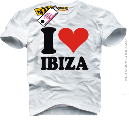 I LOVE IBIZA - koszulka męska 2