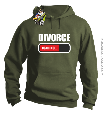 DIVORCE - loading - Bluza z kapturem