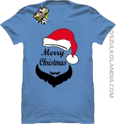Merry Christmas Barber - Koszulka męska błękit 