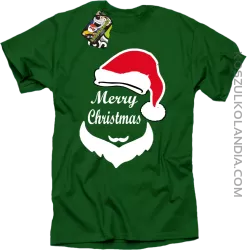 Merry Christmas Barber - Koszulka męska zielona 