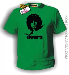 The Doors, Jim Morrison - koszulka męska zielona