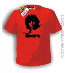 The Doors, Jim Morrison - koszulka męska czerwona