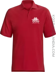TYCHY Wonderland - Koszulka Polo męska czerwona 