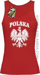 Polska - Top damski czerwony 