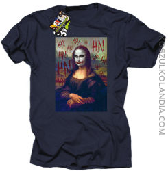 Mona Lisa Hello Jocker - Koszulka męska granat