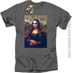 Mona Lisa Hello Jocker - Koszulka męska szara