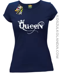 Queen Simple - Koszulka damska granat