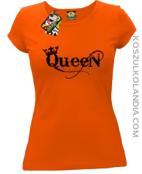 Queen Simple - Koszulka damska pomarańcz 