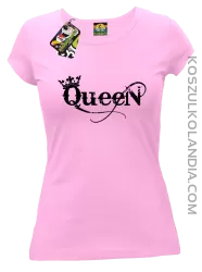 Queen Simple - Koszulka damska jasny róż 