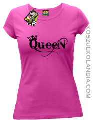 Queen Simple - Koszulka damska fuchsia 