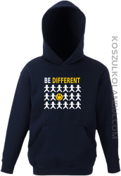 BE DIFFERENT - Bluza dziecięca z kapturem granat