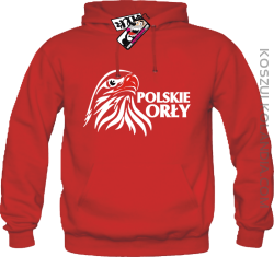 Polskie Orły - bluza męska - czerwony