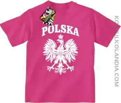 Polska - Koszulka dziecięca fuchsia 