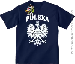 Polska - Koszulka dziecięca granat