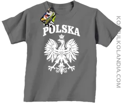 Polska - Koszulka dziecięca szara 