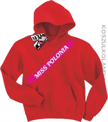 Miss Polonia - bluza dziecięca - czerwony