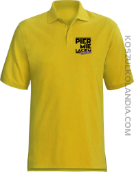 Pier mie laciem slunski chachor - Koszulka męska Polo żółta 