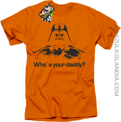 LORD Who`s your daddy - Koszulka męska pomarańcz 