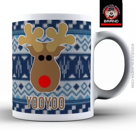 Świąteczny YOO YOO Christmas - kubek ceramiczny 330ml