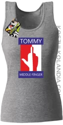 Tommy Middle Finger - Top damski melanż 