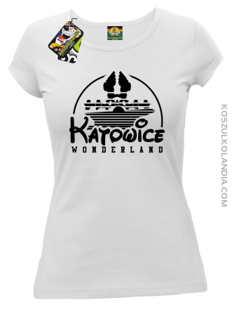 Katowice Wonderland - Koszulka damska biała 