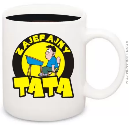 Zajefajny TATA - kubek na kawe