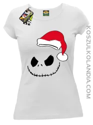 Halloween Santa Claus - Koszulka damska biała 