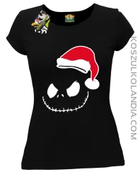 Halloween Santa Claus - Koszulka damska czarna 
