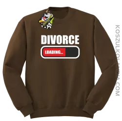 DIVORCE - loading - Bluza STANDARD brąz