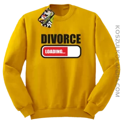 DIVORCE - loading - Bluza STANDARD żółty