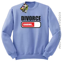 DIVORCE - loading - Bluza STANDARD błękit