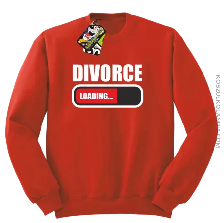 DIVORCE - loading - Bluza STANDARD red