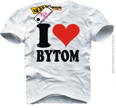 I LOVE BYTOM - koszulka męska 2