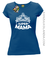 Super mama korona miss - Koszulka damska taliowana royal