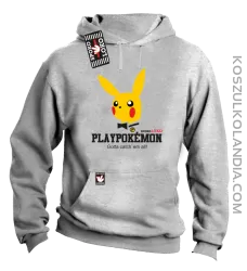Play Pokemon - Bluza męska z kapturem melanż 
