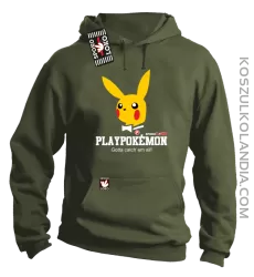 Play Pokemon - Bluza męska z kapturem khaki