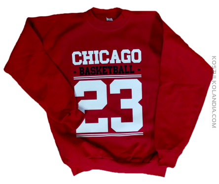 CHICAGO BASKETBALL Bluza standardowa reglan KOSZYKARSKA BLUZA dla koszykarza