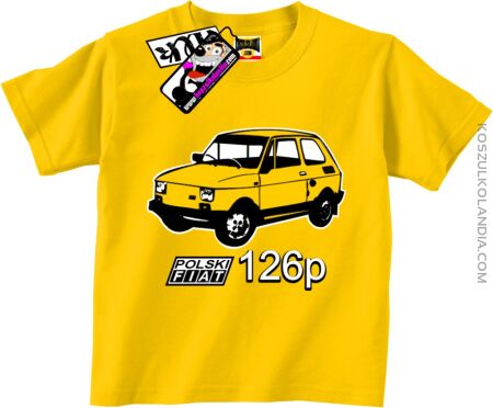 Polski Fiat 126p - Koszulka Dziecięca