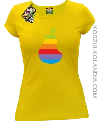 GRUSZKA PARODY STYLE - Koszulka damska żółta 