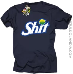 SHIT Parody Fan Style - Koszulka męska granat 