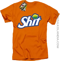 SHIT Parody Fan Style - Koszulka męska pomarańcz 