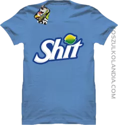 SHIT Parody Fan Style - Koszulka męska błękit 