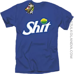 SHIT Parody Fan Style - Koszulka męska niebieska  