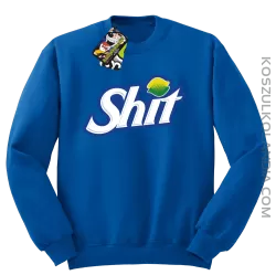 SHIT Parody FanStyle-Bluza męska standard bez kaptura niebieska 