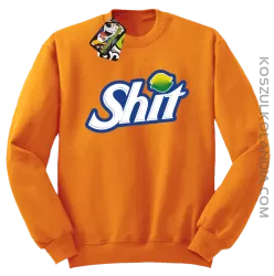 SHIT Parody FanStyle-Bluza męska standard bez kaptura pomarańcz 