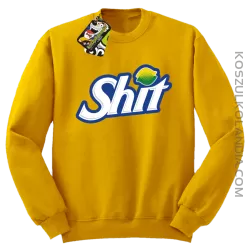 SHIT Parody FanStyle-Bluza męska standard bez kaptura żółta SPRITE PARODY
