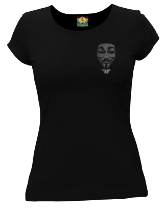 Anonymous We are Legion Transparent Small  - koszulka damska