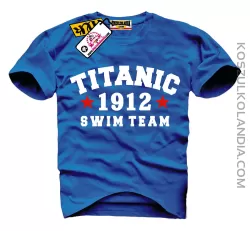 TITANIC 1912 Swim Team - koszulka męska blue ocean