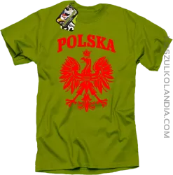 Polska - Koszulka męska kiwi
