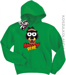 Angry Bear - bluza dziecięca - zielony